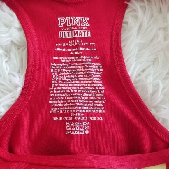 SMALL PINK Victoria's Secret Sports Bra - Picture 5 of 8